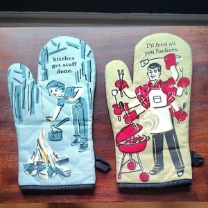 Oven Mitts With Attitude!